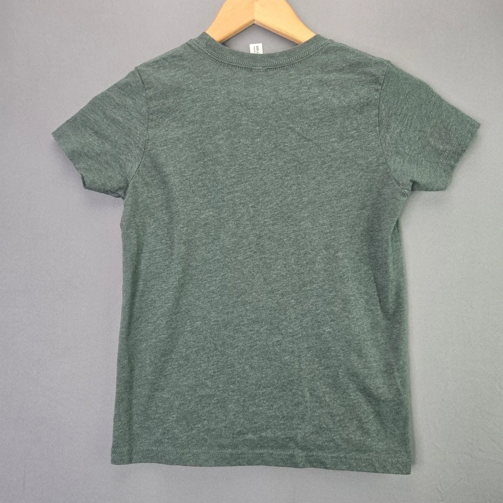 Bella+Canvas Kids T-Shirt San Ramon Academy of Music M 10-12 Green Graphic Tee